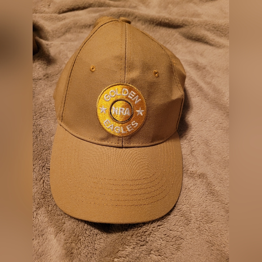 Men's NRA hat adjustable to different sizes
